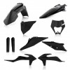 KIT PLÁSTICOS COMPLETO ACERBIS KTM EXC / EXC-F 2020 - 2021 - PRETO
